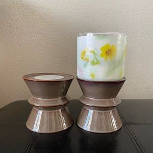 Bath & Body Works 3-wick Candle Pedestal (Set of 2)